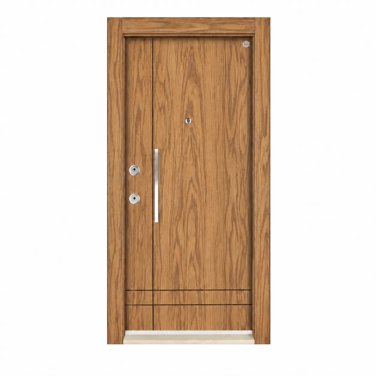 Kale D02 butik çelik kapı ön görünüm